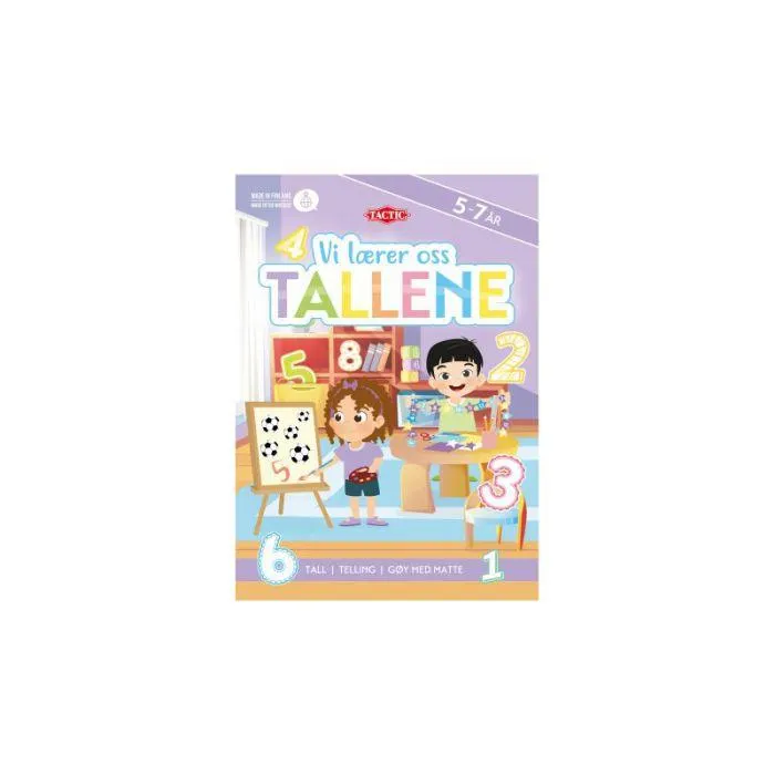Tactic Aktivitetsbok Vi Lærer Oss: Tallene 5-7 år