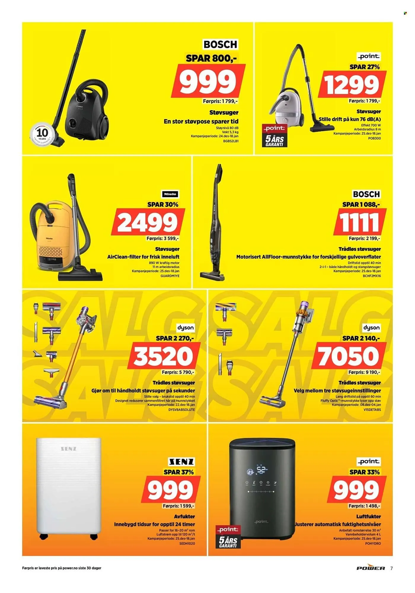 POWER kundeavis fra 1. januar til 4. januar 2026 - kundeavisside 7