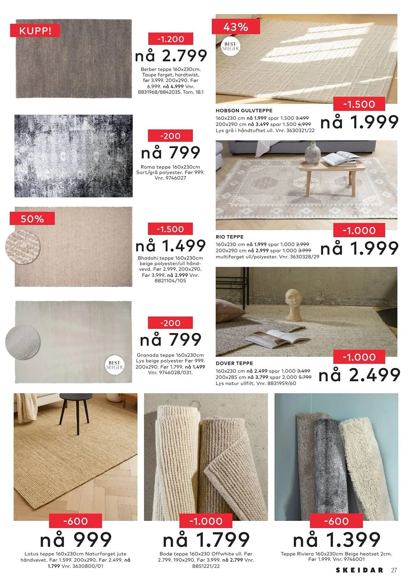 Skeidar kundeavis fra 5. januar til 12. januar 2026 - kundeavisside 27