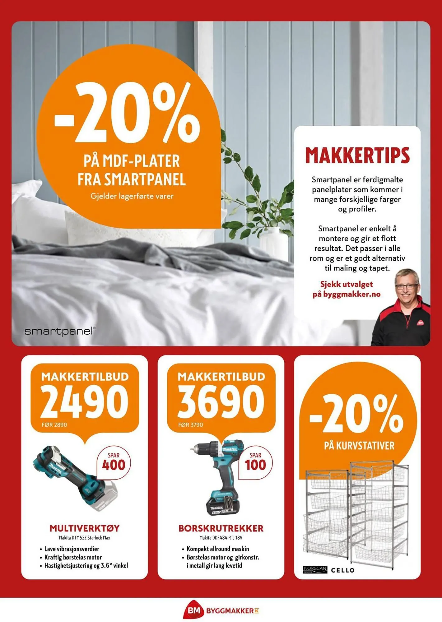 Byggmakker kundeavis fra 1. mars til 22. mars 2026 - kundeavisside 4