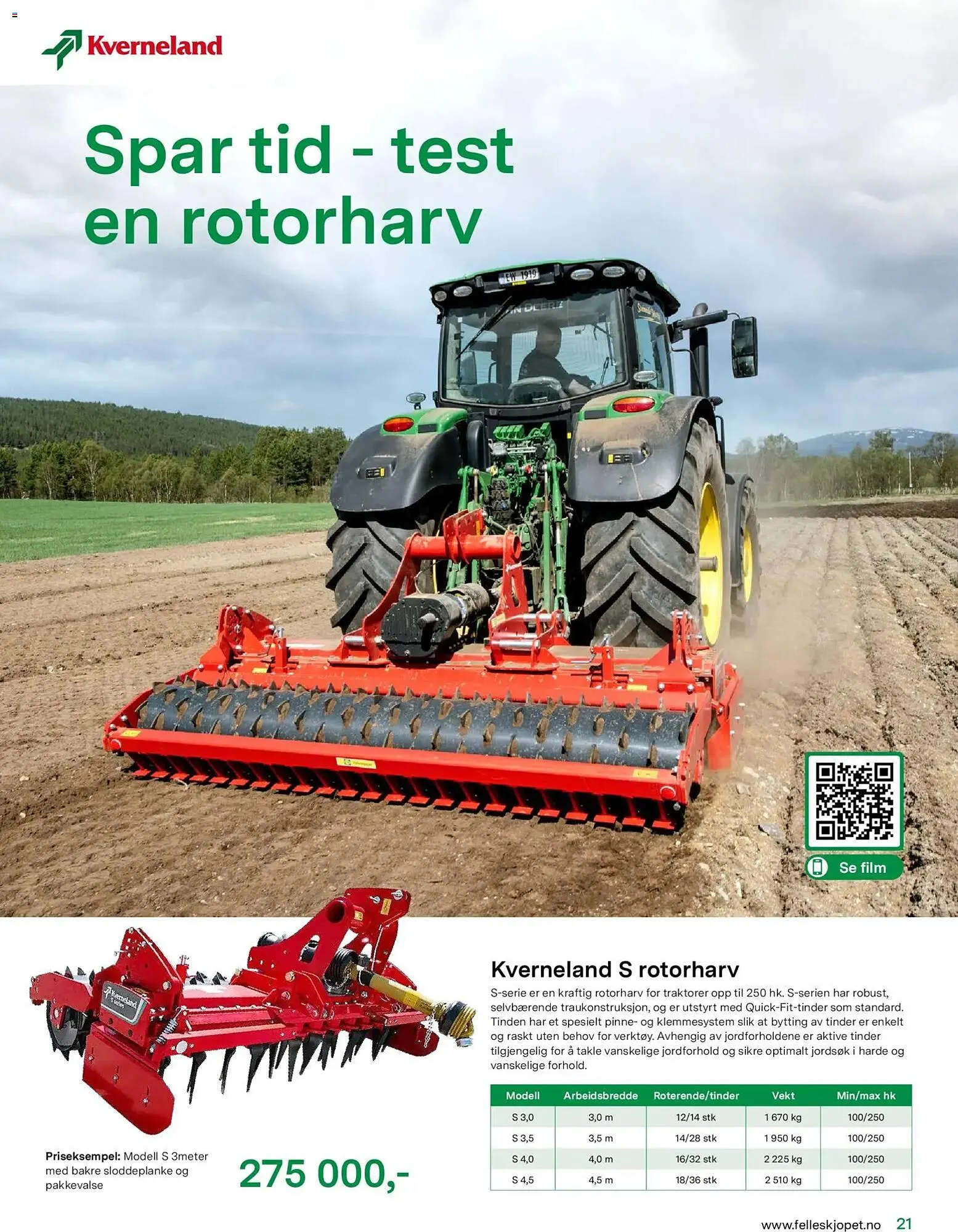 Felleskjøpet kundeavis fra 18. mars til 31. desember 2026 - kundeavisside 21