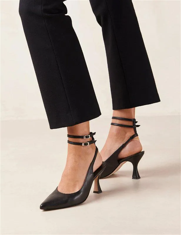 Louise Pumps Leather Black