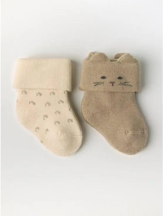 2-pakning frottésokker