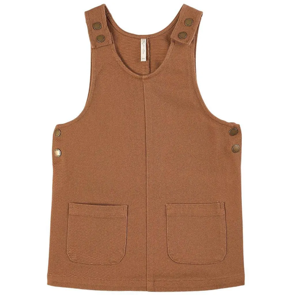 Odette Pinafore Rust