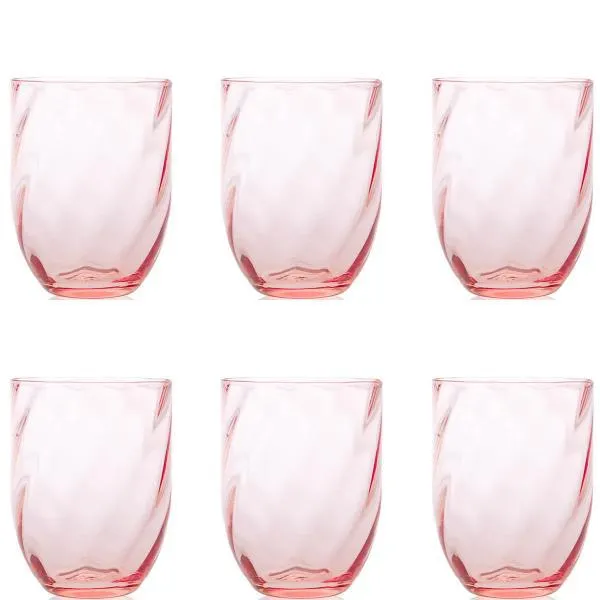 Marika glass 20 cl 6 stk rosaline