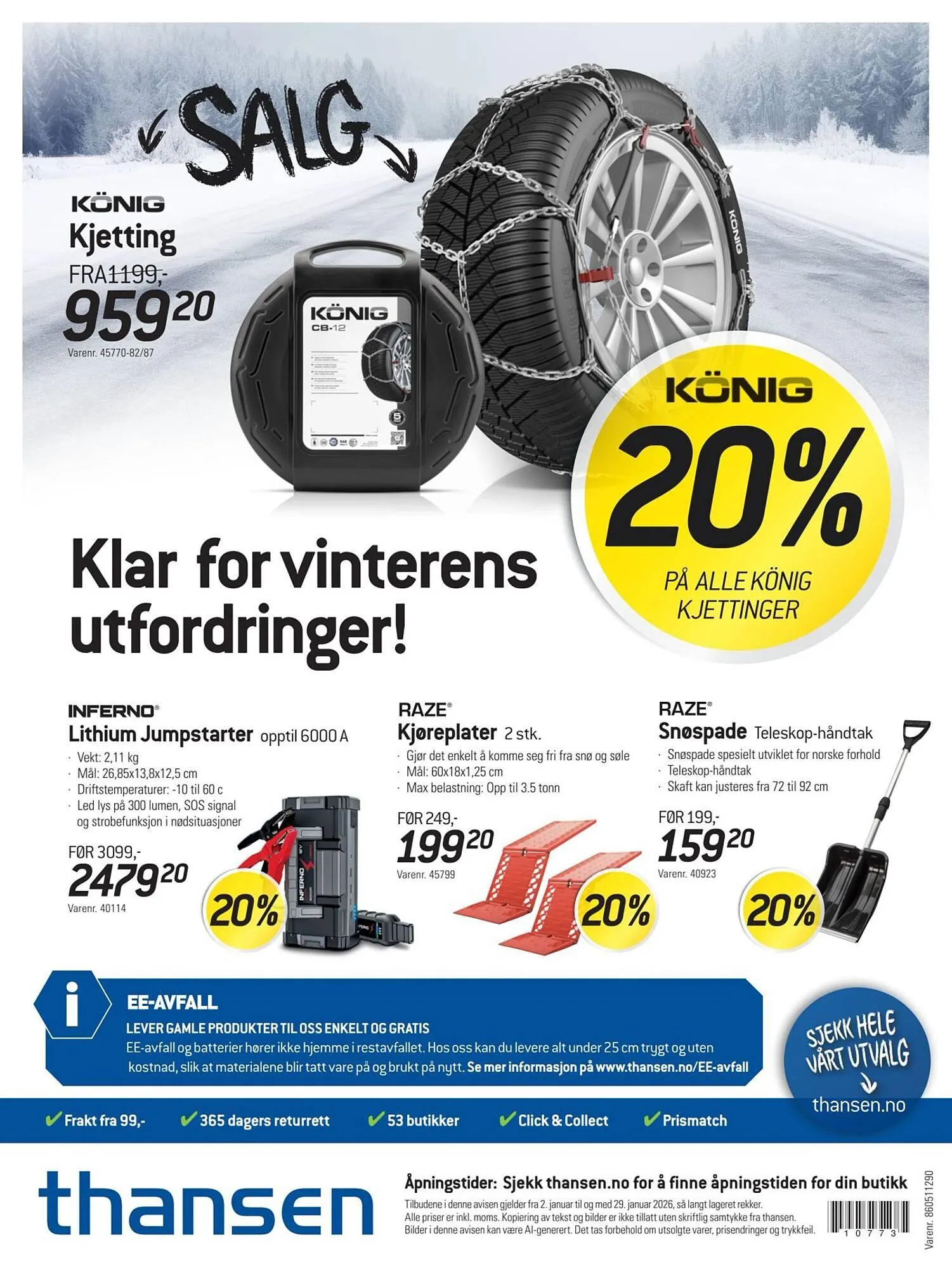 Thansen kundeavis fra 2. januar til 29. januar 2026 - kundeavisside 24