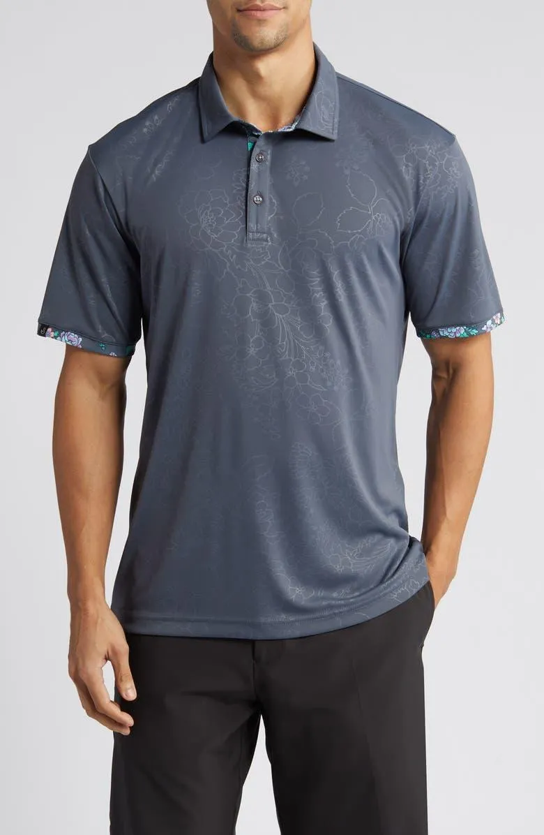 Lingmerth Floral Golf Polo