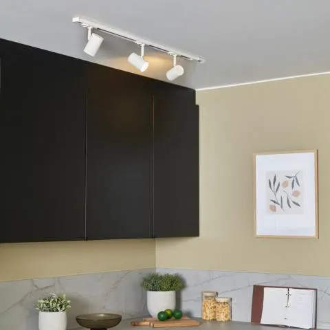 Track Spot-3 skinne Hvit