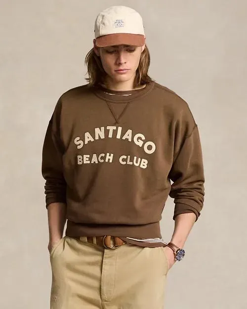 Vintage Fit Graphic Fleece Sweatshirt