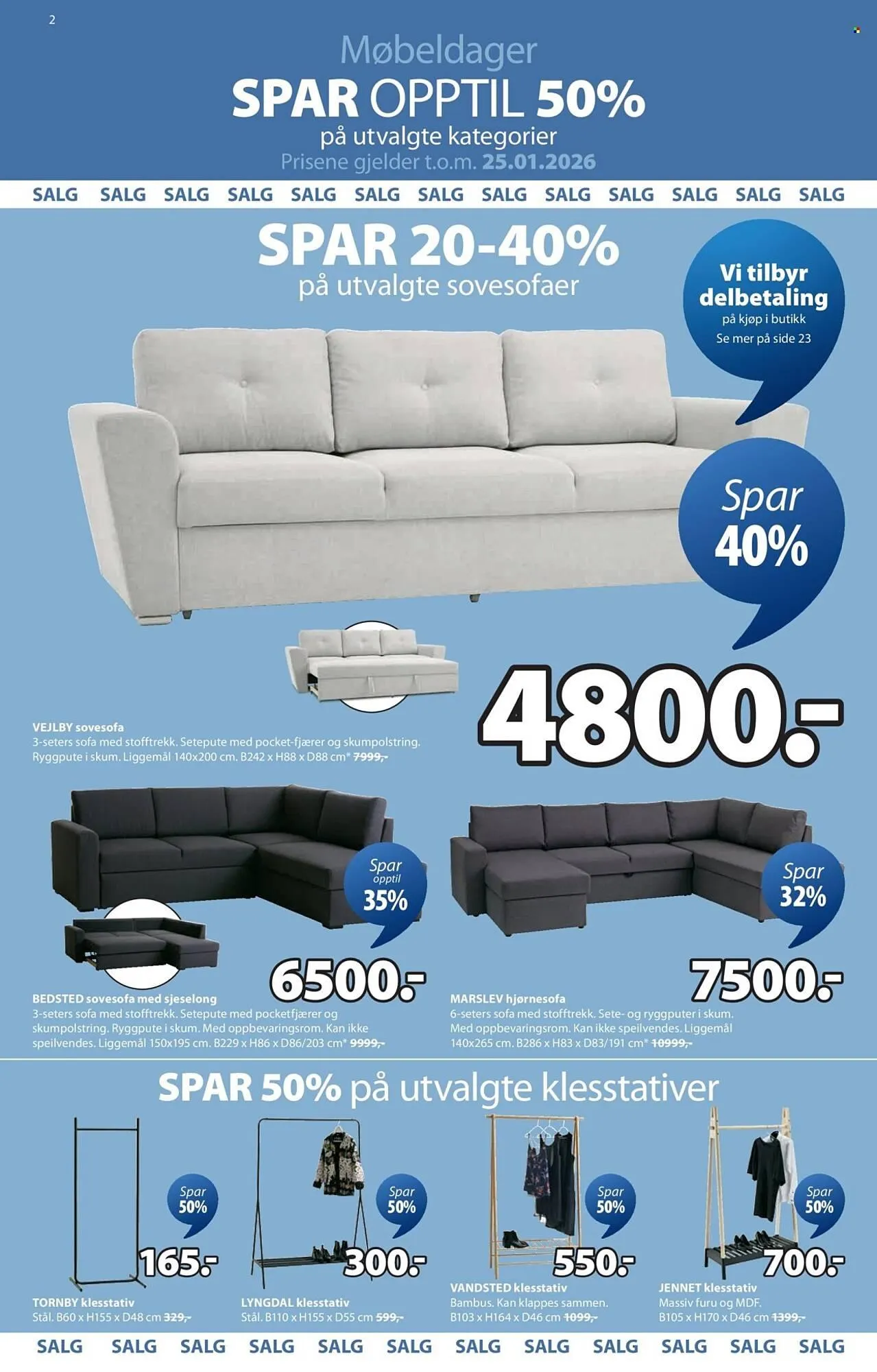 JYSK kundeavis fra 24. desember til 10. januar 2026 - kundeavisside 2