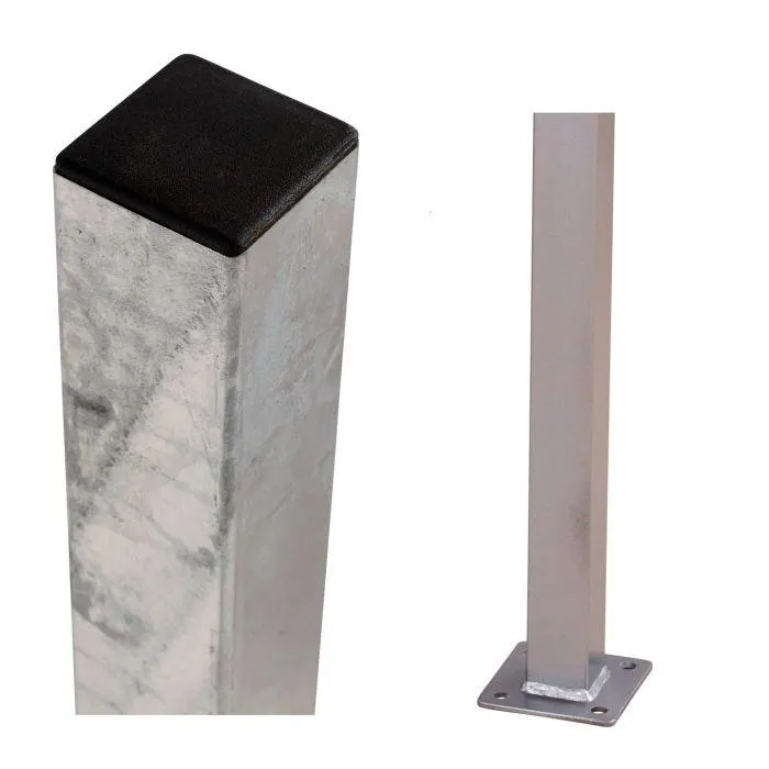 Stålstolpe med fot PLUS 45x45