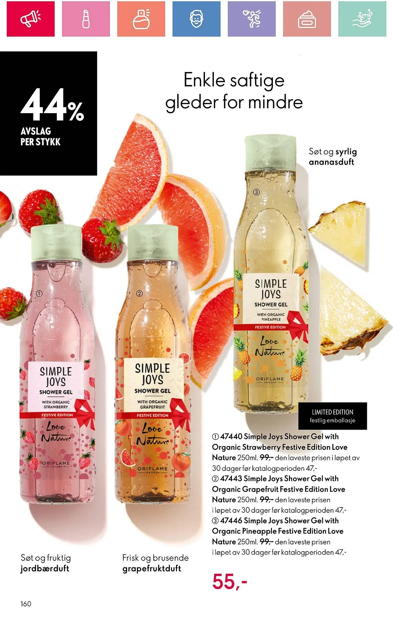 Oriflame Kundeavis fra 5. januar til 25. januar 2025 - kundeavisside 160