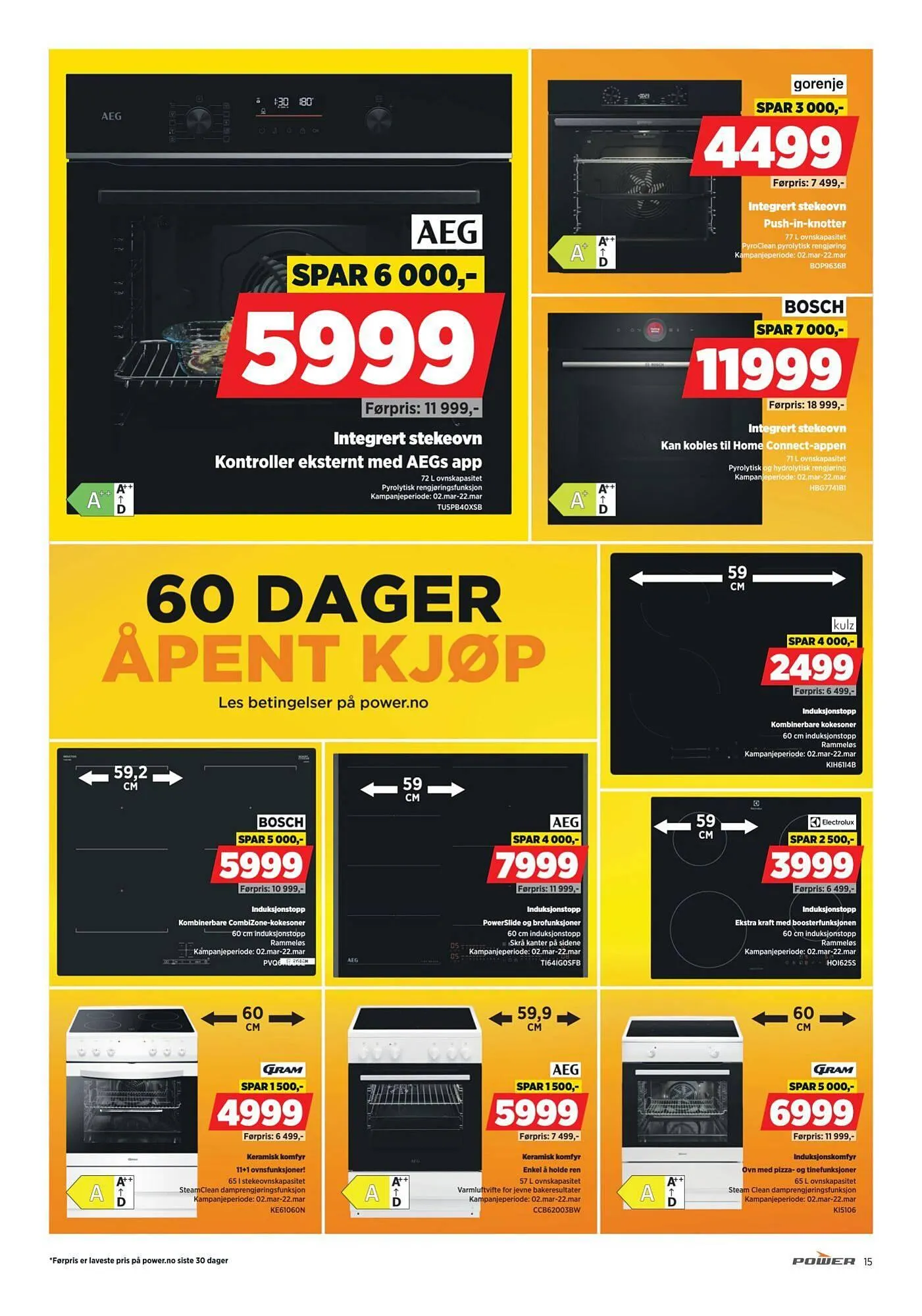 POWER kundeavis fra 2. mars til 8. mars 2026 - kundeavisside 15