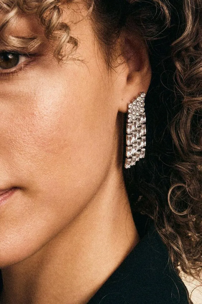 Luminary Earrings Steel Silver