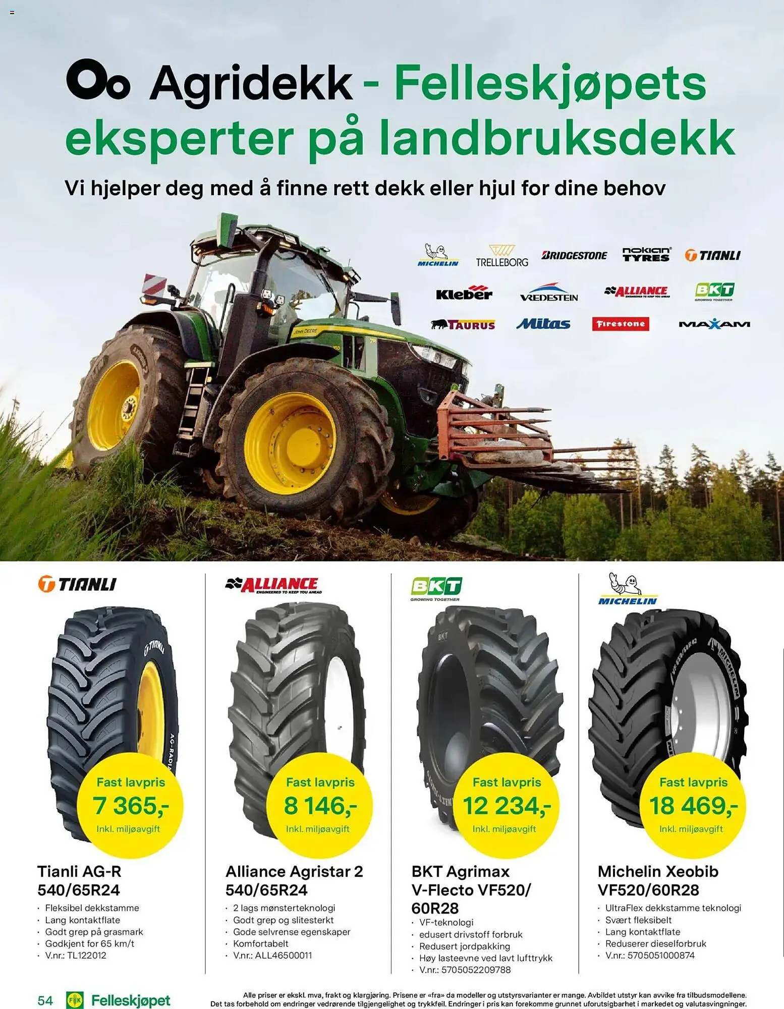 Felleskjøpet kundeavis fra 18. mars til 31. desember 2026 - kundeavisside 54