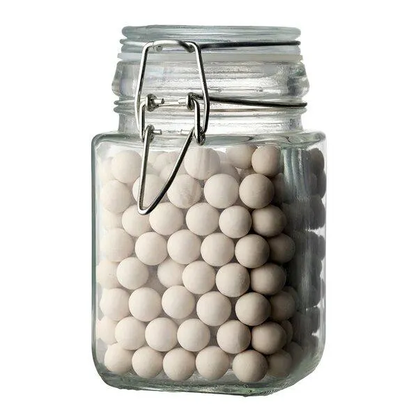 Bakekuler 600g hvit keramikk