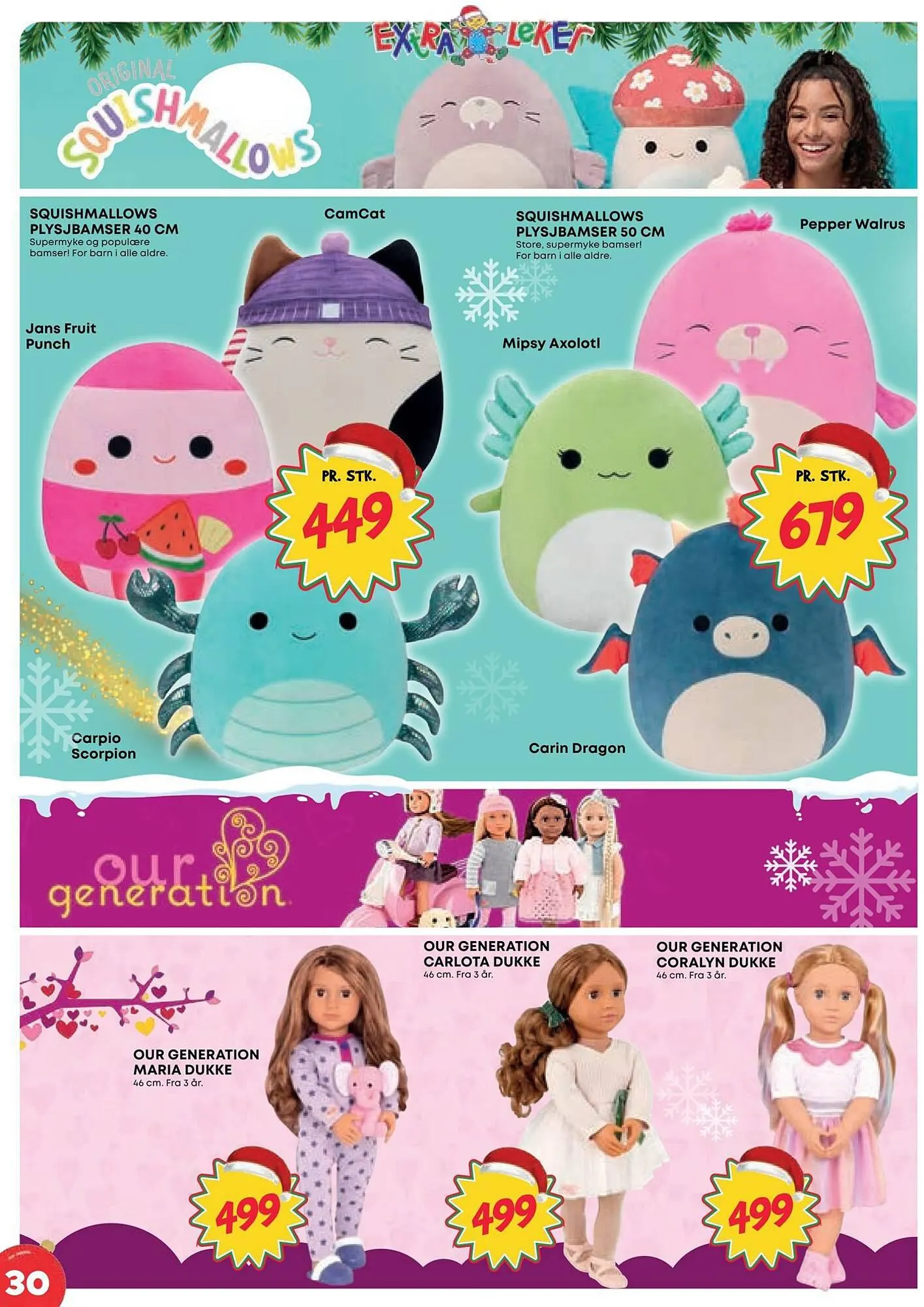 Extra Leker Kundeavis fra 14. november til 24. desember 2023 - kundeavisside 30