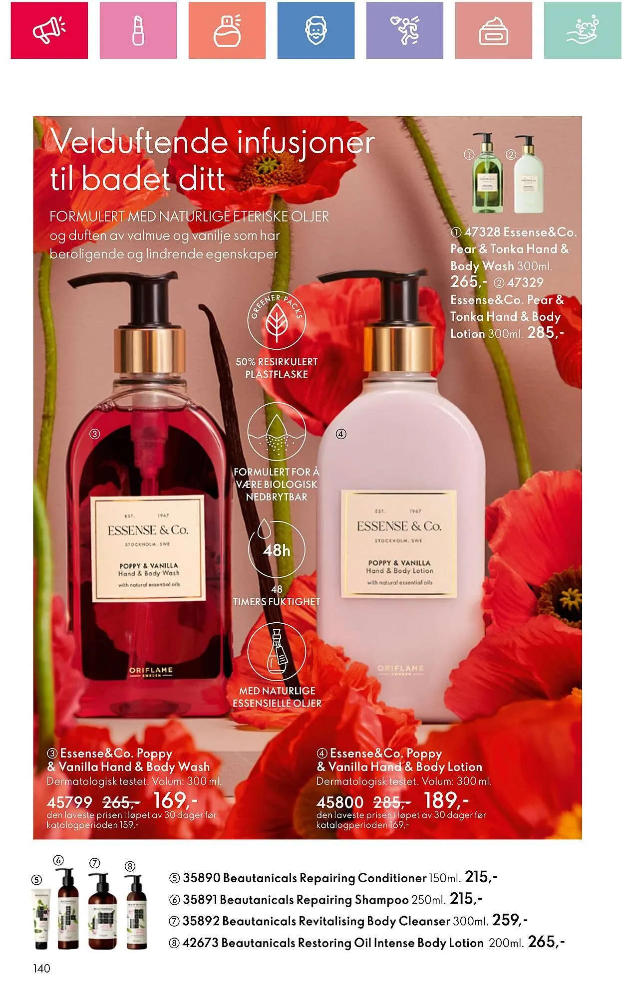 Oriflame Kundeavis fra 5. januar til 25. januar 2025 - kundeavisside 140