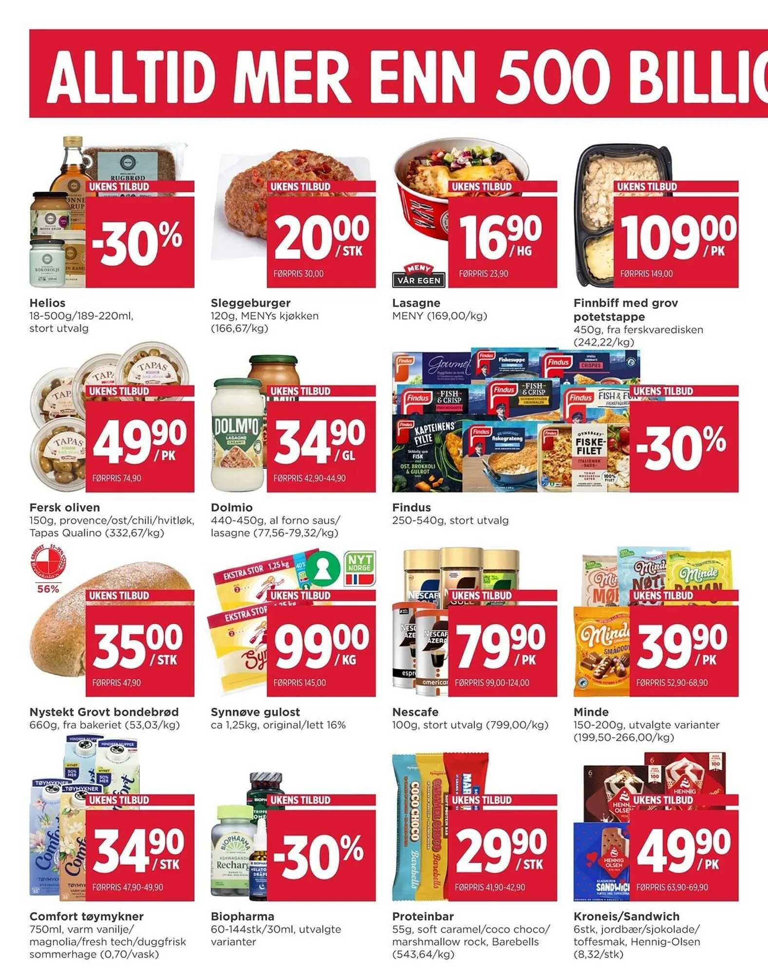 Meny kundeavis fra 10. november til 15. november 2025 - kundeavisside 4