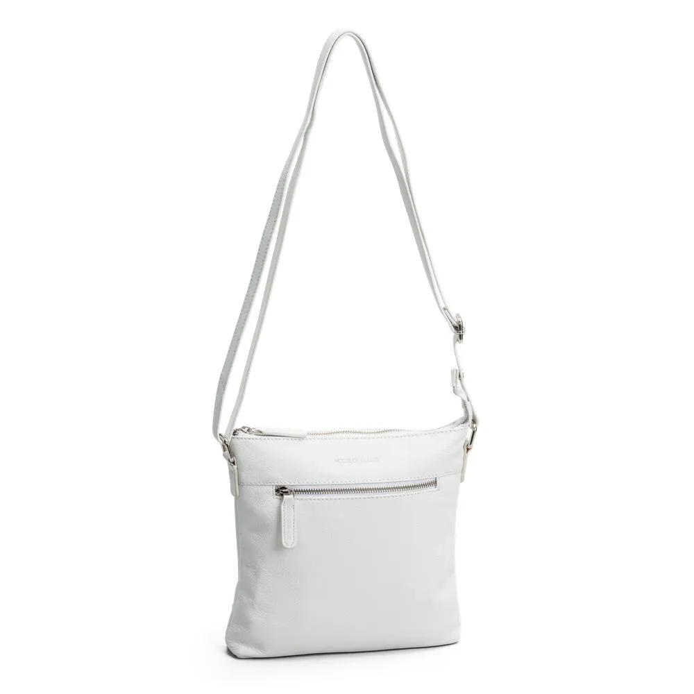 Skulderveske i skinn