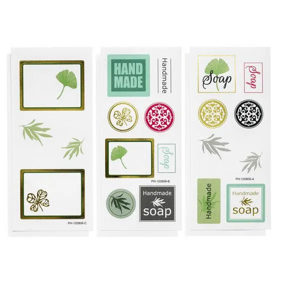 Klistremerker til såpeetiketter 6