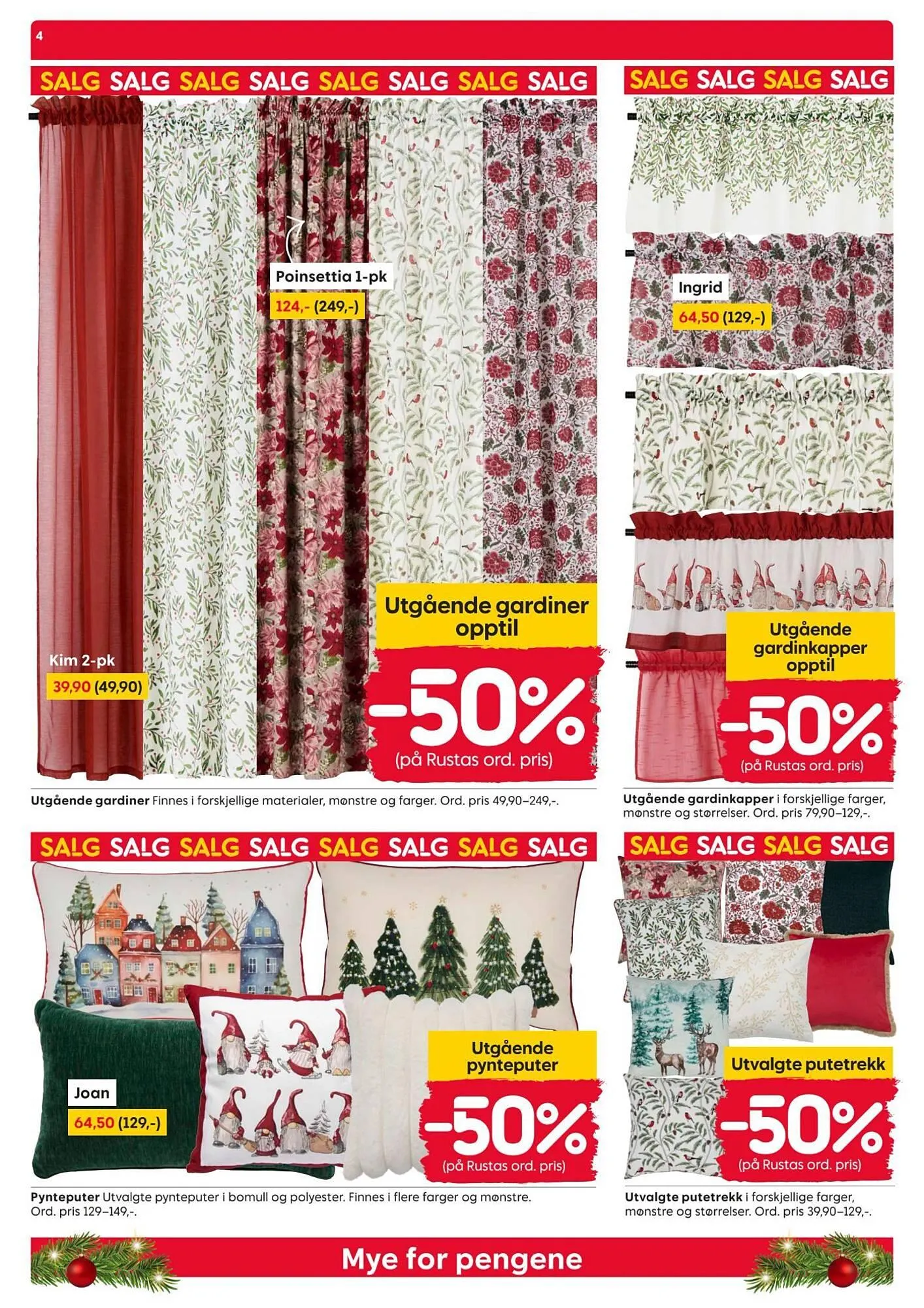 Rusta kundeavis fra 24. desember til 5. januar 2026 - kundeavisside 4