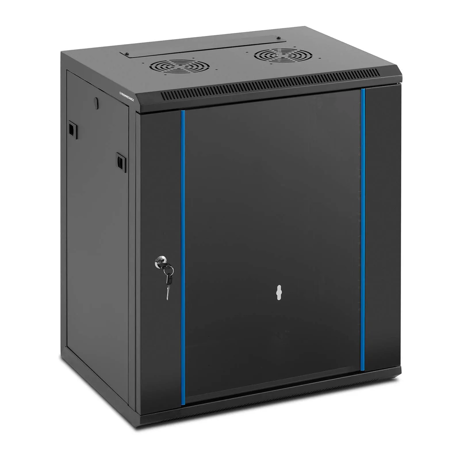 Rack-kabinett - 19 tommer - 12 U - låsbart - opptil 60 kg - Black