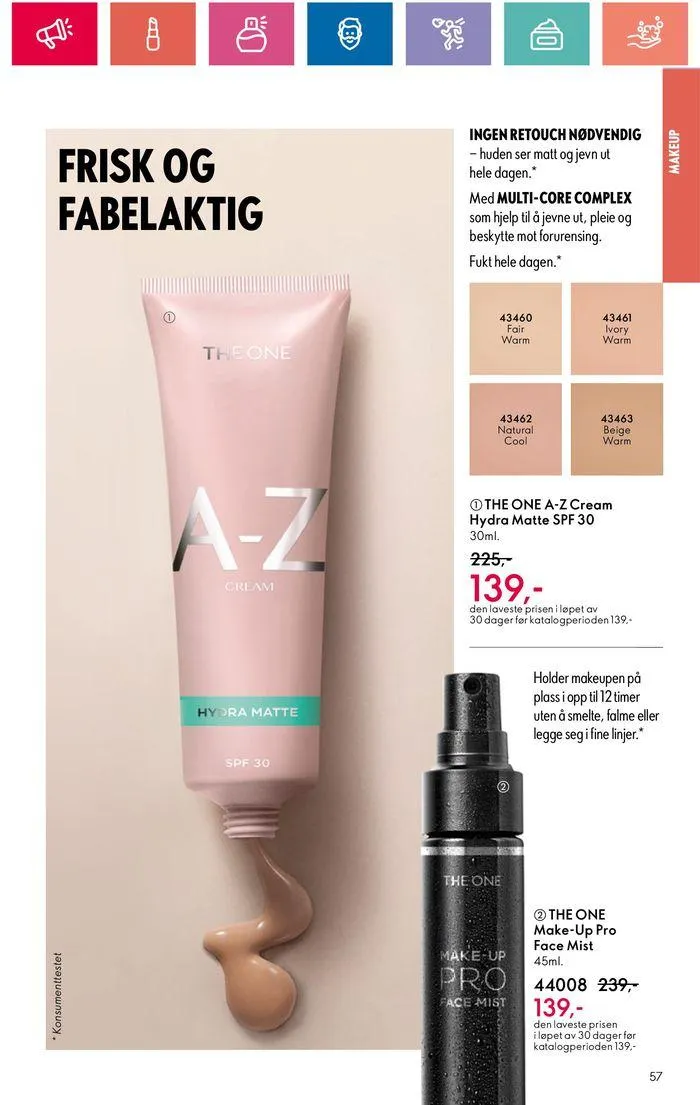 ORIFLAME Kundeavis fra 20. juni til 4. juli 2024 - kundeavisside 57