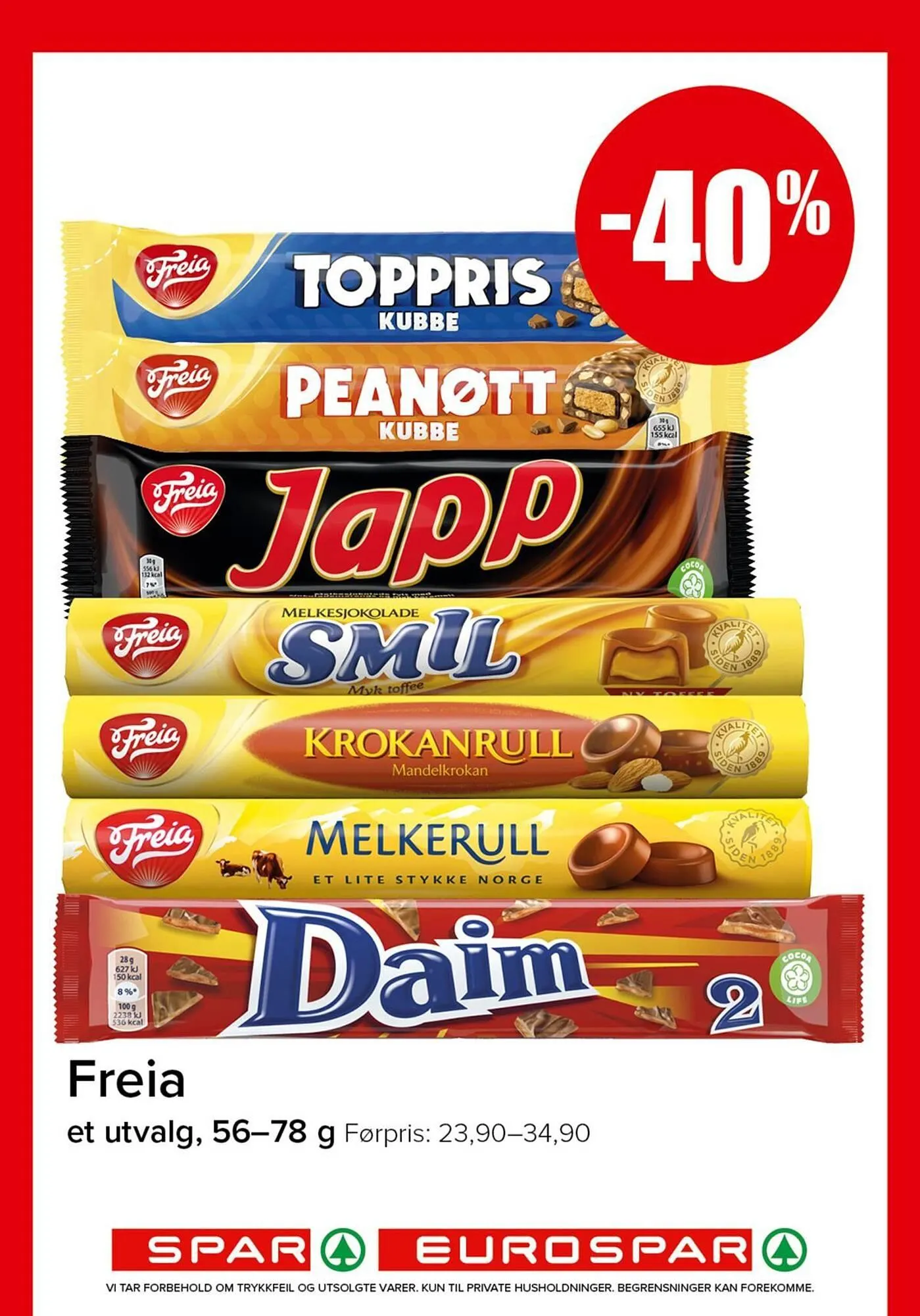 Eurospar kundeavis fra 1. mars til 7. mars 2026 - kundeavisside 8