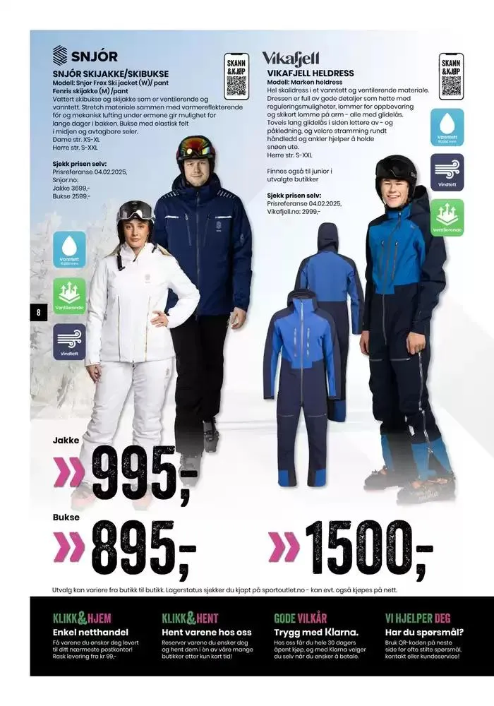 Folder Sport Outlet fra 21. februar til 7. mars 2025 - kundeavisside 8