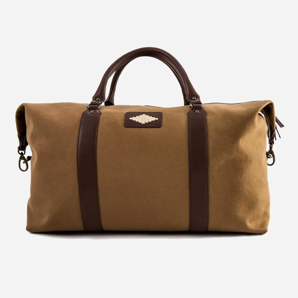 Caballero Large Travel Bag - Sand Canvas