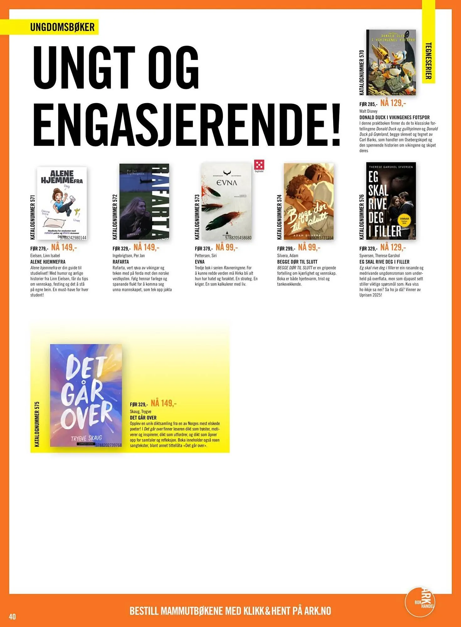 Ark Bokhandel kundeavis fra 16. februar til 9. mars 2026 - kundeavisside 40