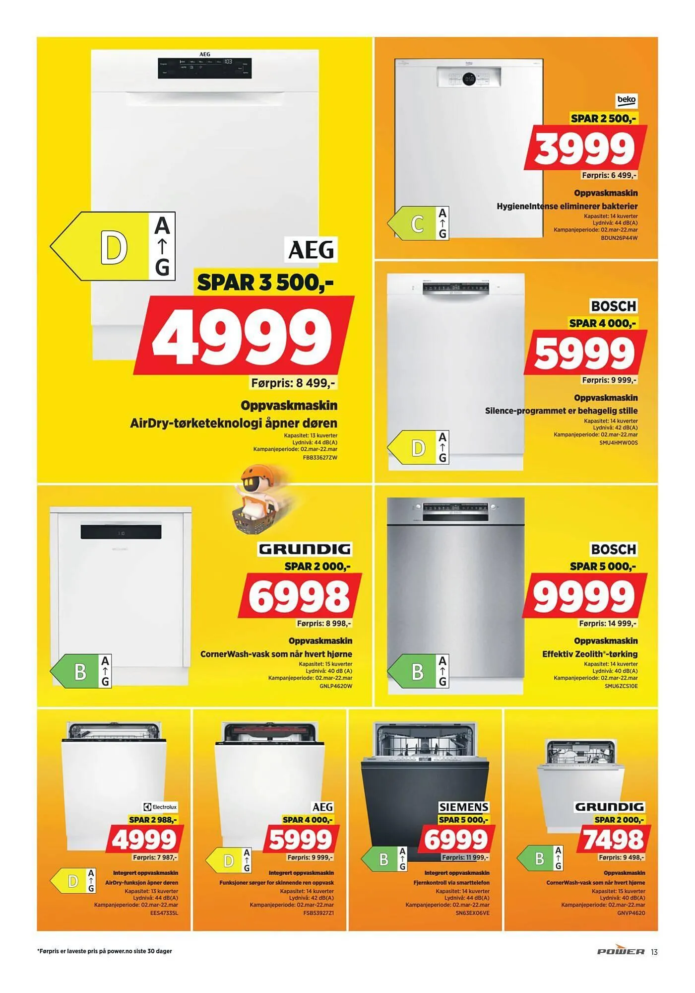 POWER kundeavis fra 2. mars til 8. mars 2026 - kundeavisside 13