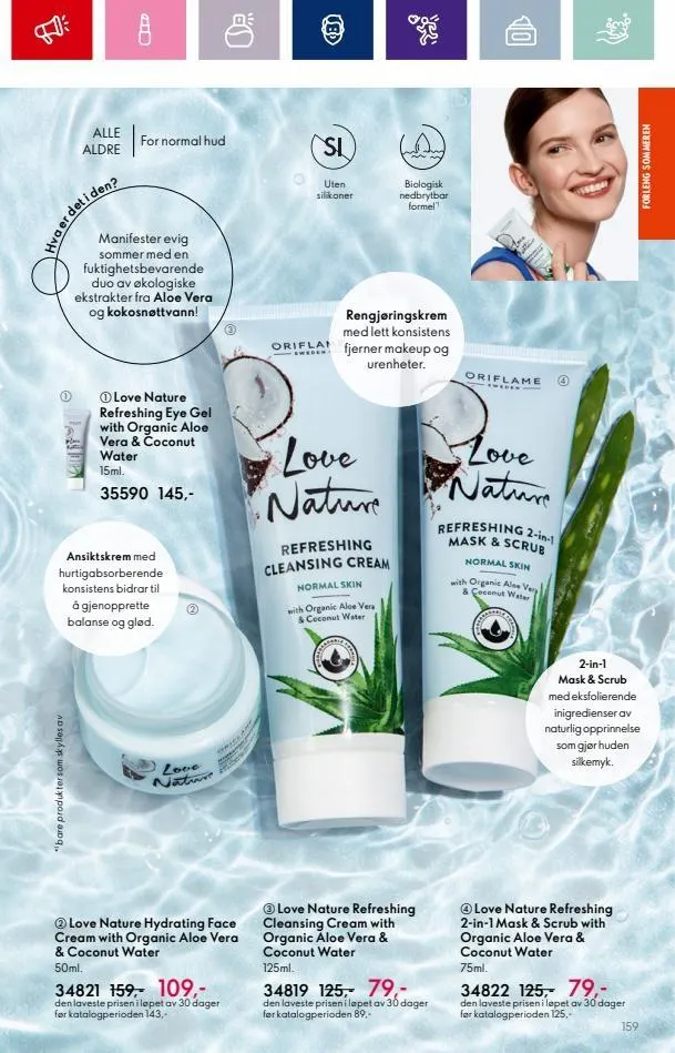 Oriflame kundeavis til 12.09.2023 fra 31. august til 12. september 2023 - kundeavisside 159
