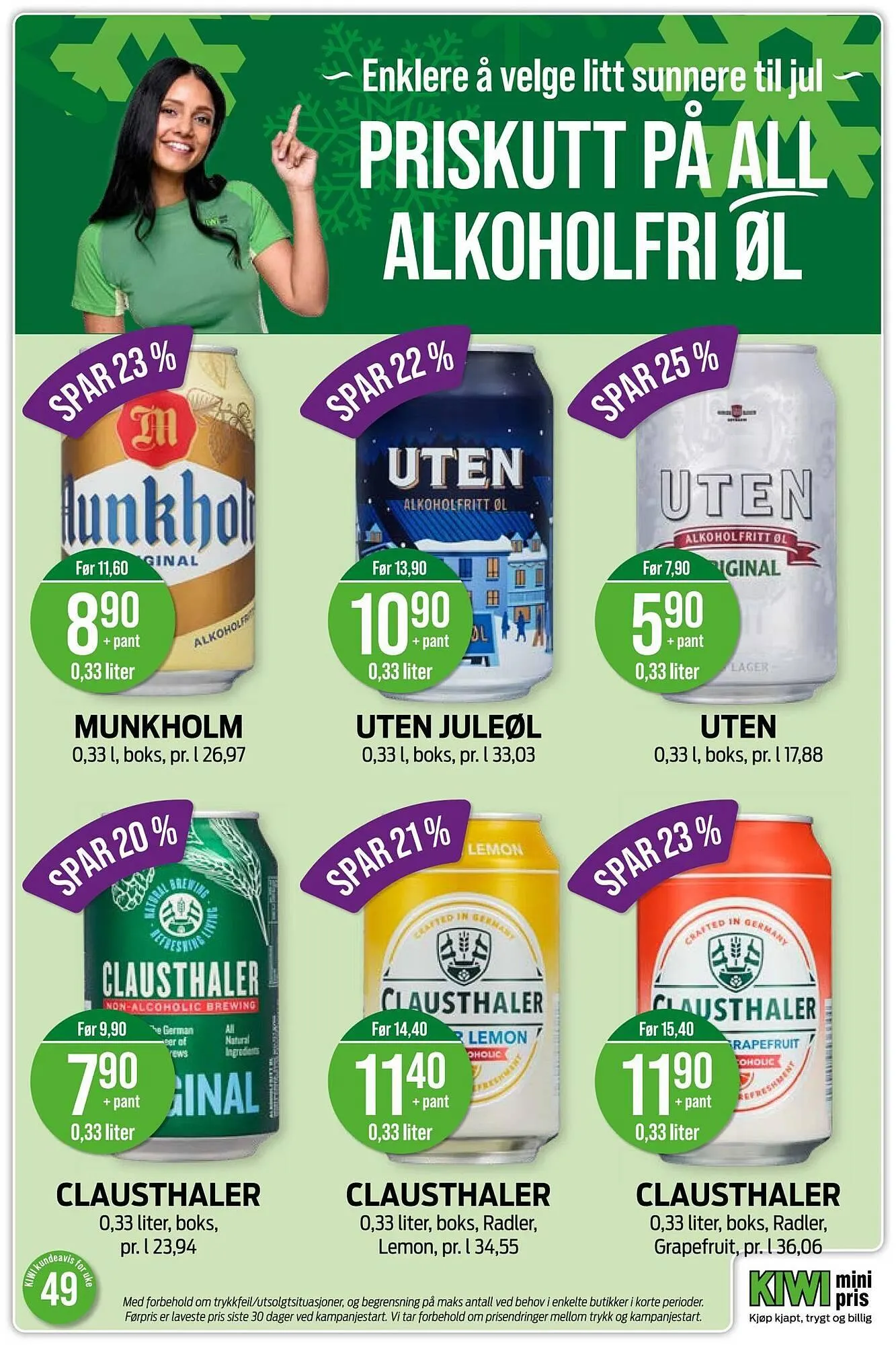 Kiwi kundeavis fra 1. desember til 8. desember 2025 - kundeavisside 25