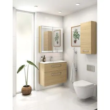 BADEROMSMØBEL SCANBAD DELTA GRUNN 80 CM