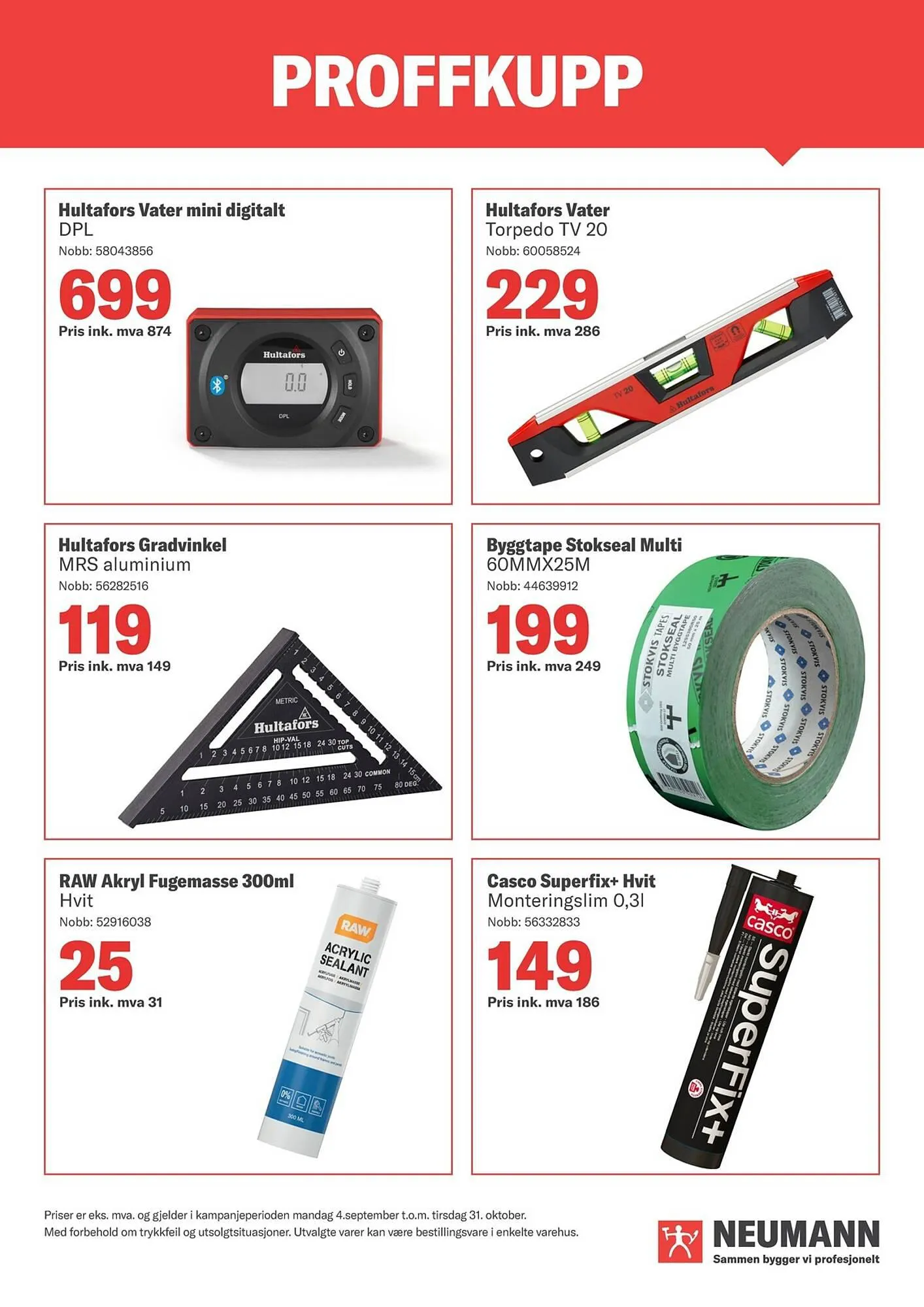 Neumann Bygg Kundeavis fra 4. september til 31. oktober 2023 - kundeavisside 7