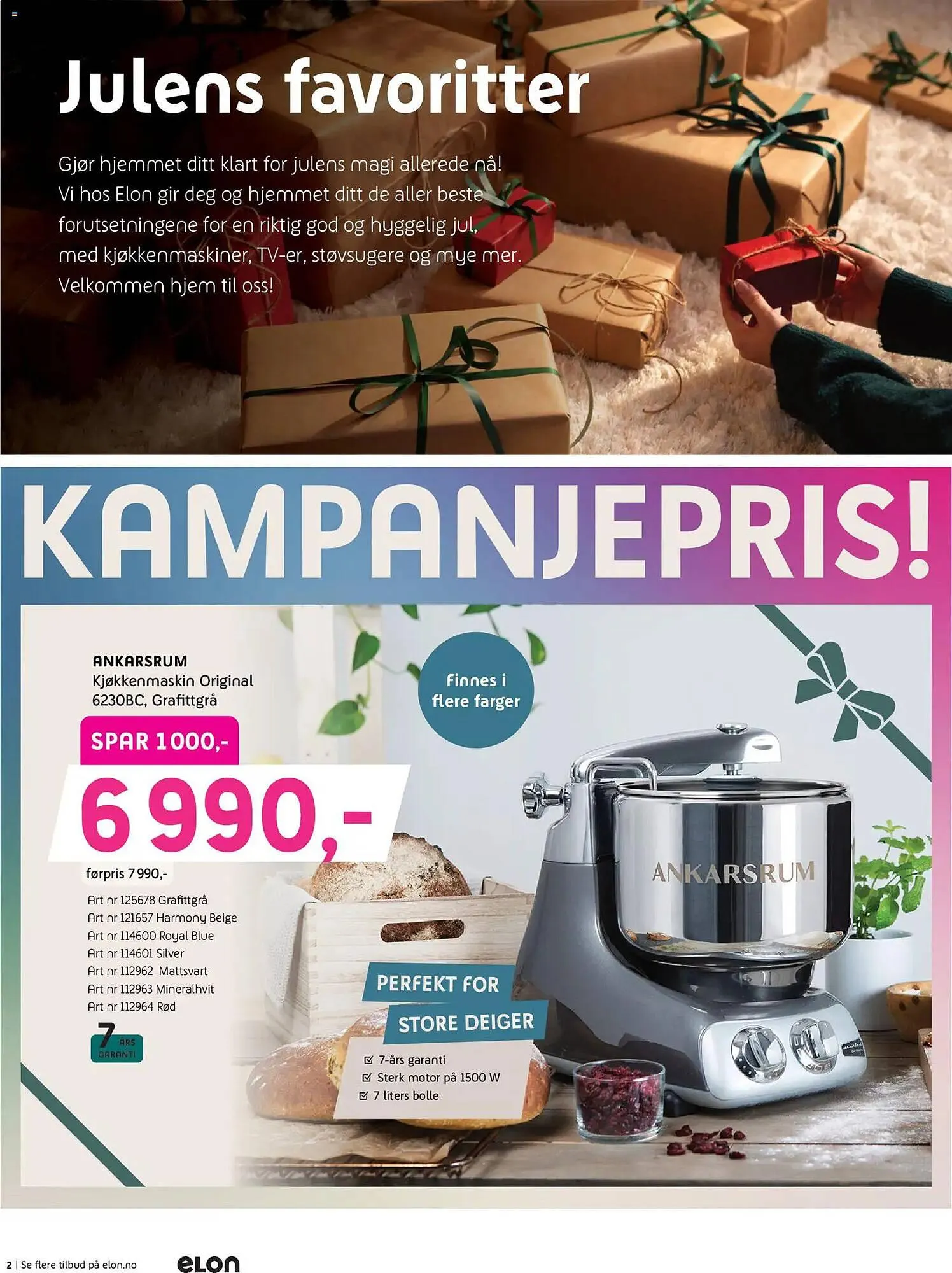 ELON kundeavis fra 8. desember til 23. desember 2025 - kundeavisside 2