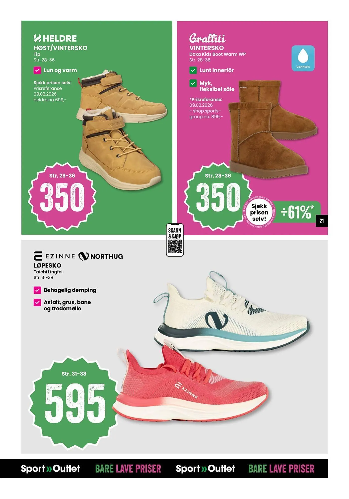 Sport Outlet kundeavis fra 24. februar til 9. mars 2026 - kundeavisside 21