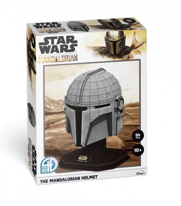 Star Wars 3D Puslespill 94 Brikker - Mandalorian Helmet