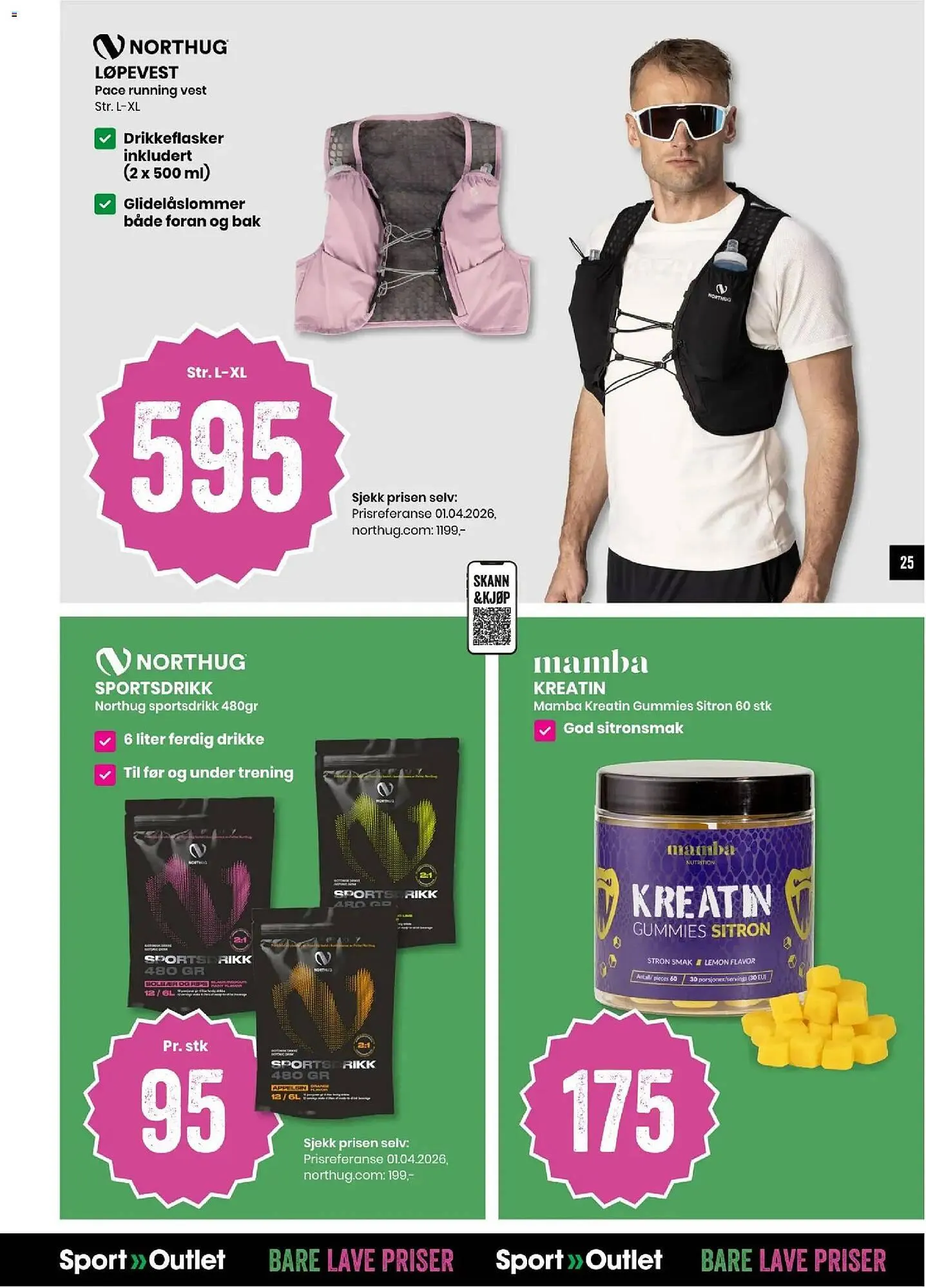 Sport Outlet kundeavis fra 21. april til 26. april 2026 - kundeavisside 25