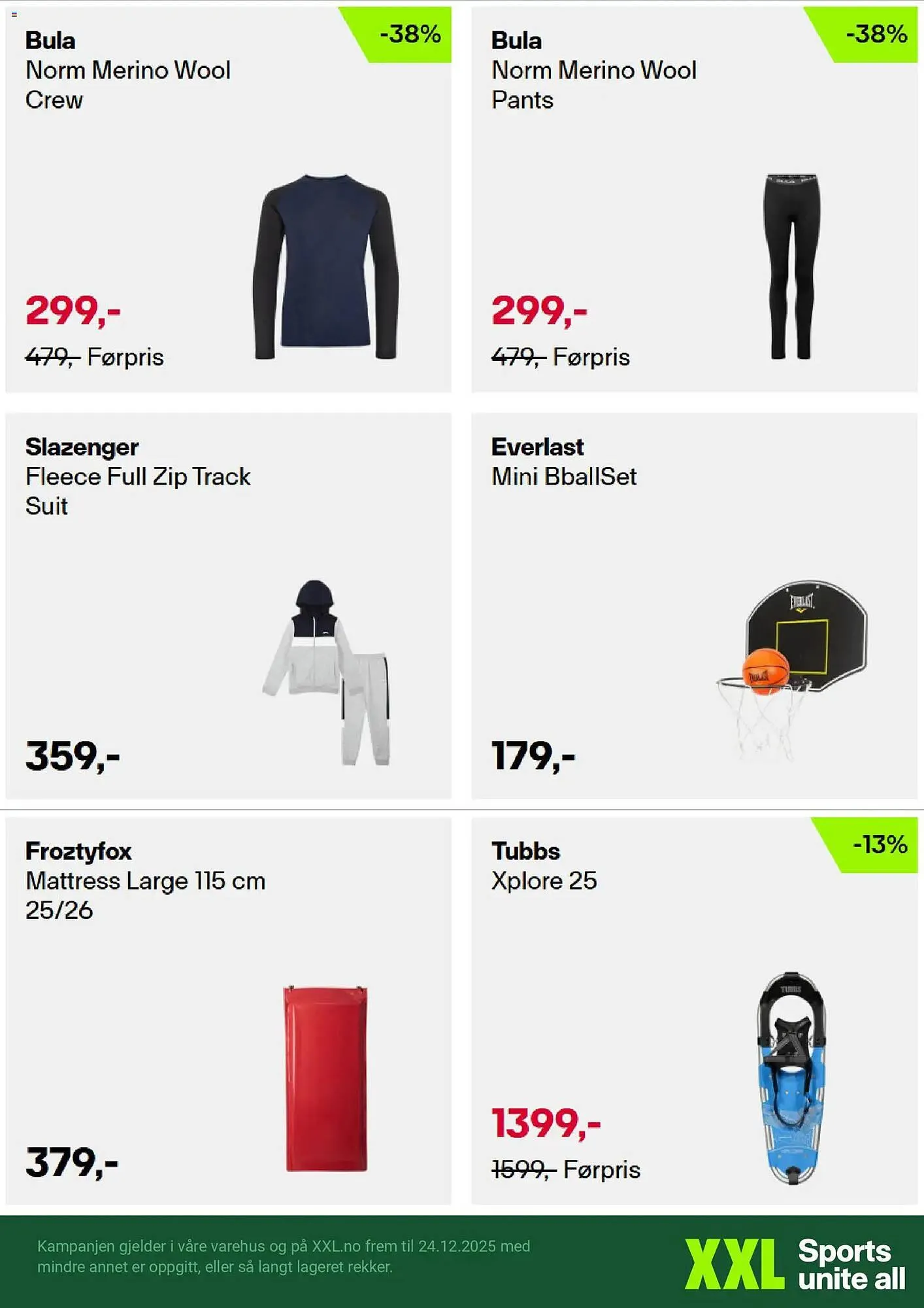 XXL Sport kundeavis fra 2. desember til 24. desember 2025 - kundeavisside 5