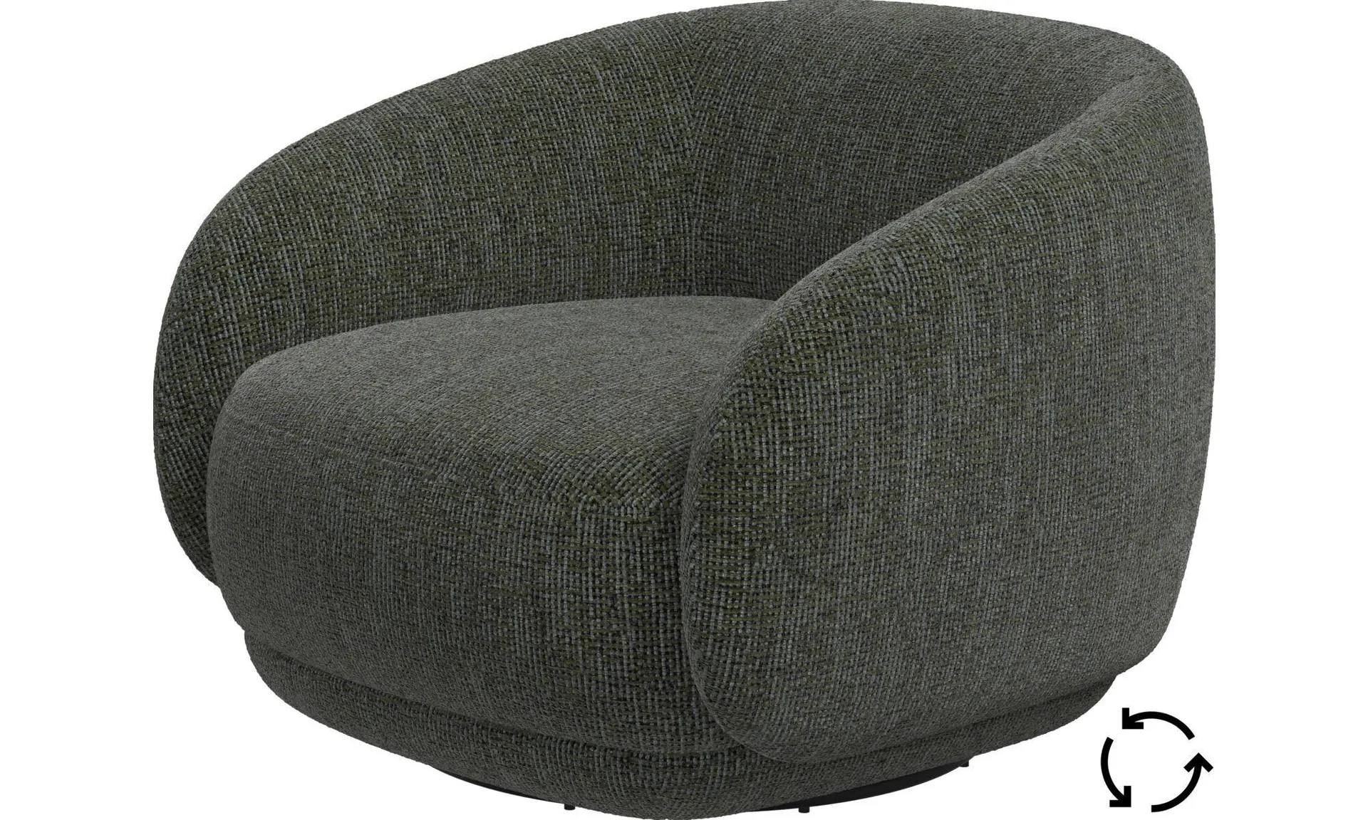 Bolzano chair with swivel base