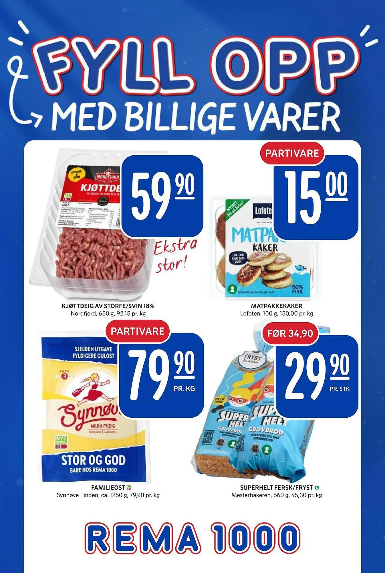 Rema 1000 Kundeavis fra 13. august til 26. august 2023 - kundeavisside 1