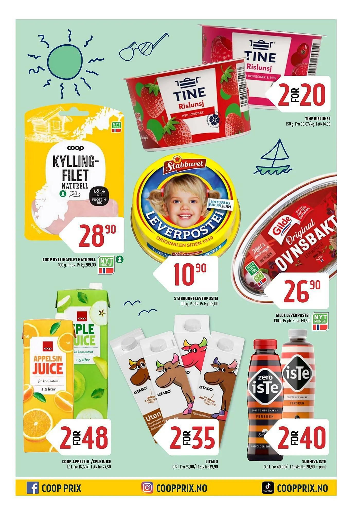 Coop Prix Kundeavis fra 23. juli til 6. august 2023 - kundeavisside 3