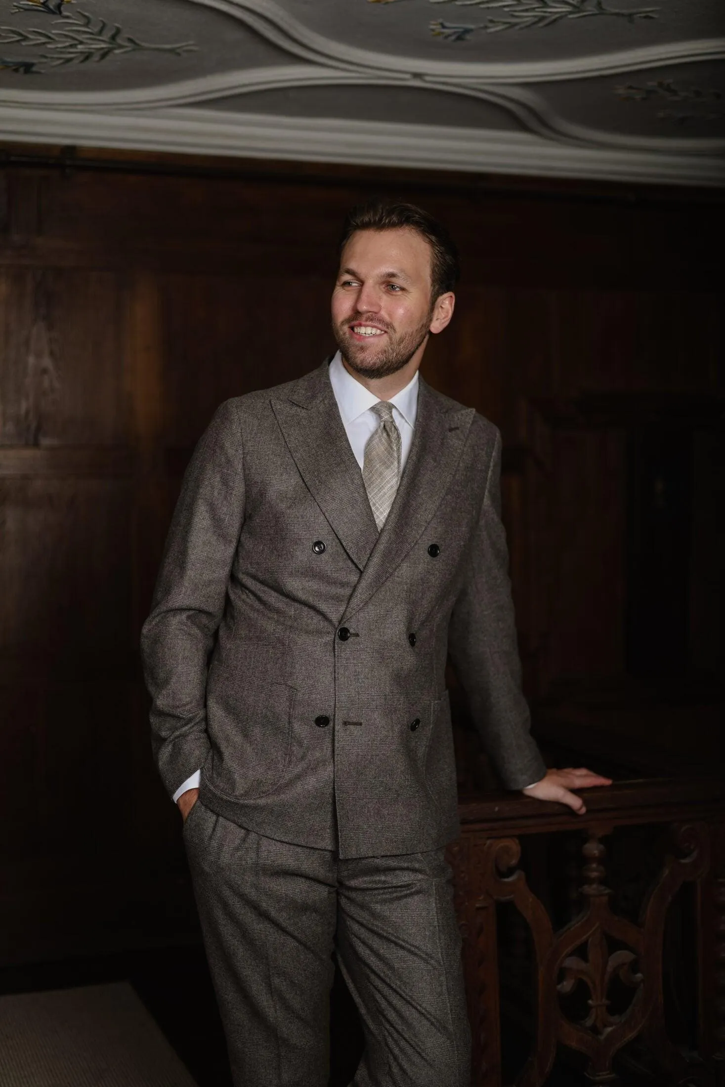 Jacob Hanko Suit – Brun