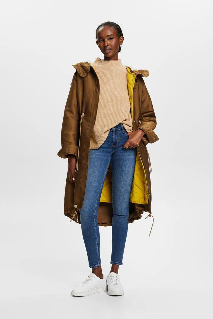 Premium mid-rise skinny jeans