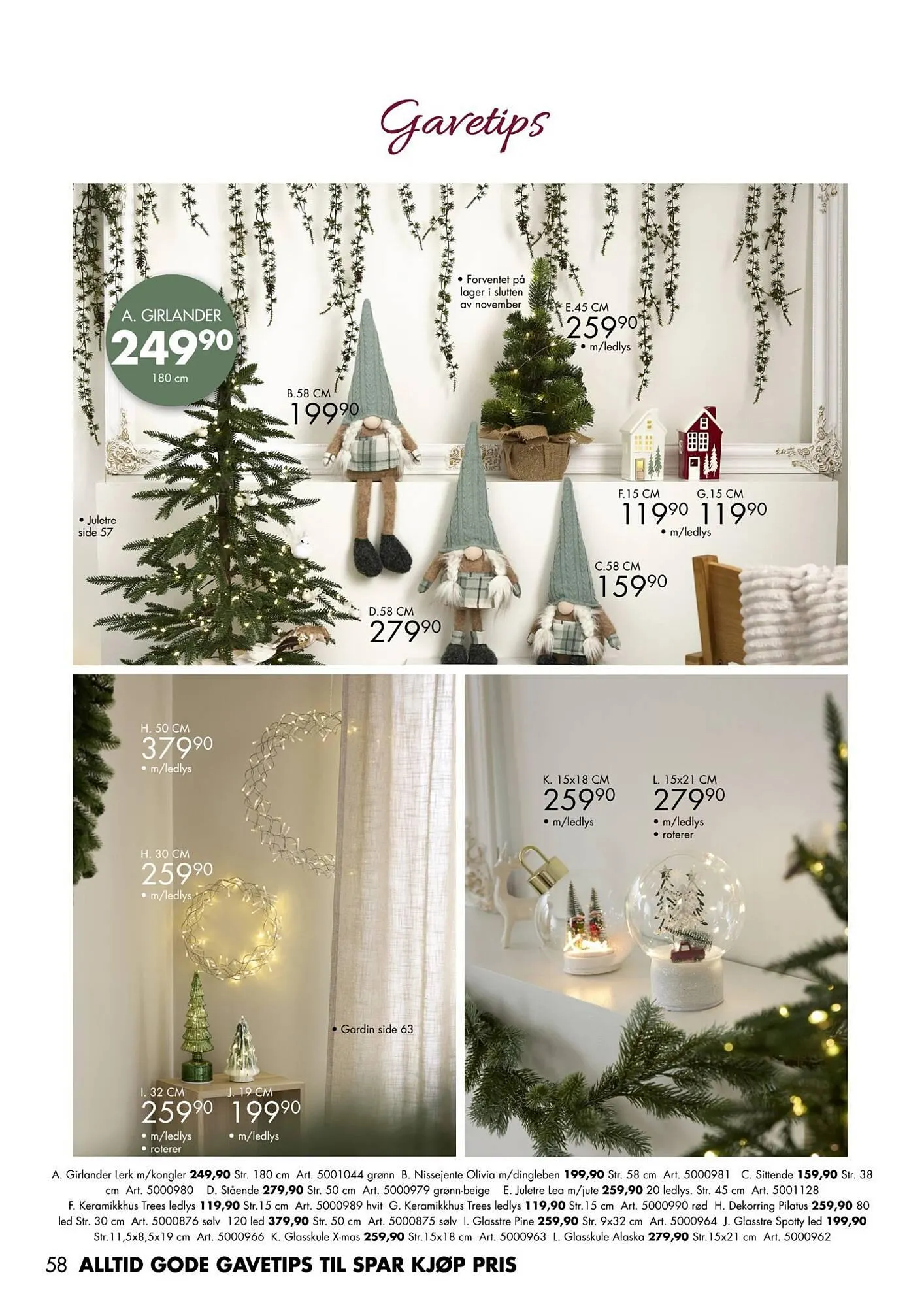 Sparkjøp kundeavis fra 20. oktober til 24. desember 2025 - kundeavisside 58