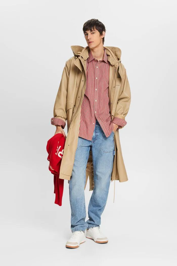 Striped Poplin Shirt