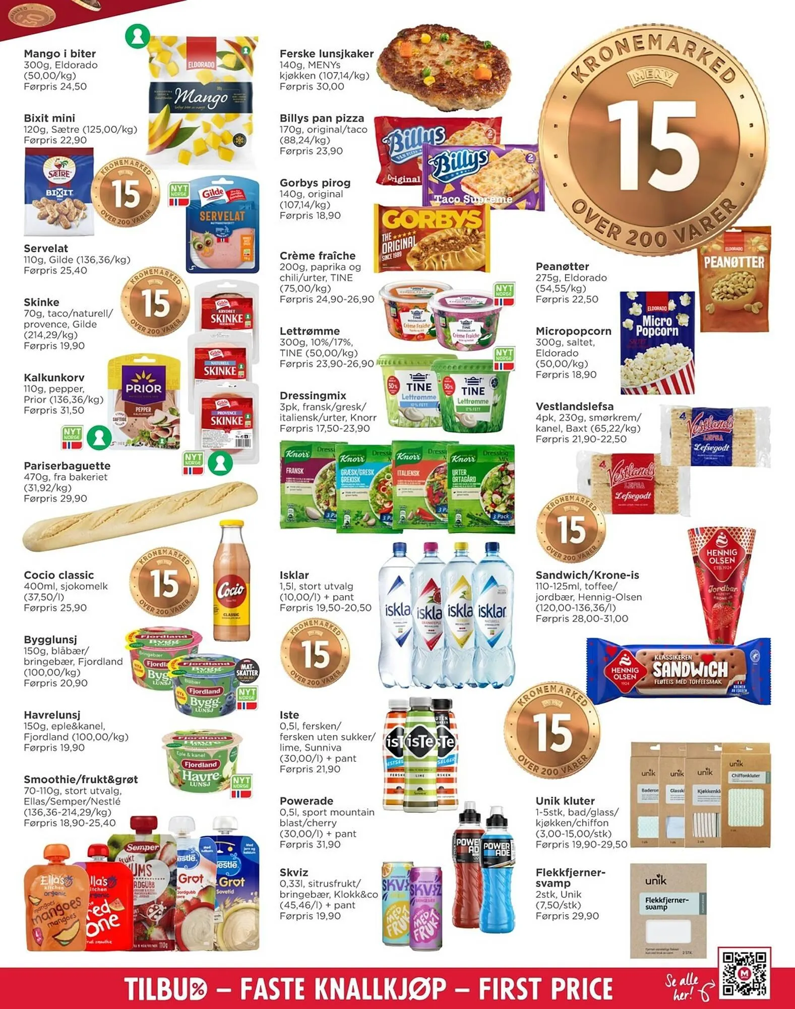 Meny kundeavis fra 2. mars til 7. mars 2026 - kundeavisside 3